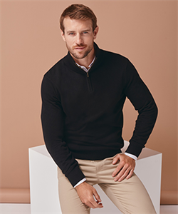 Henbury 1/4 Zip Sweatshirt