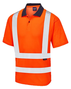 Croyde ISO 20471 Class 2 Comfort EcoViz®PB Polo Shirt Orange 6X Large