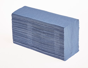 Z-FOLD HAND TOWEL BLUE 1 PLY (3000)