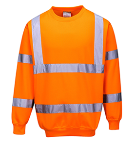 B303 ORANGE HI VIS SWEATSHIRT - 3XL