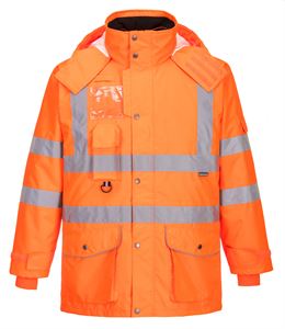 RT27 Hi-vis 7-in-1 Orange Jacket