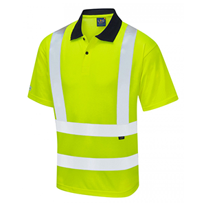 Croyde ISO 20471 Class 2 Comfort EcoViz®PB Polo Shirt Yellow 5X Large