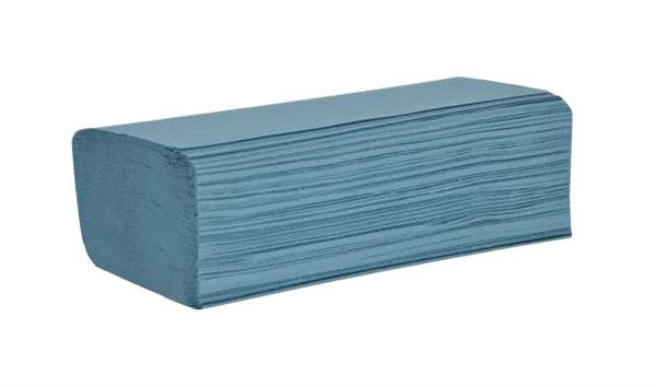 H1BZN30NS BLUE FOLDED HAND TOWEL (3000)