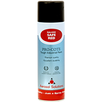 Industrial Spray Paint Safe Red
