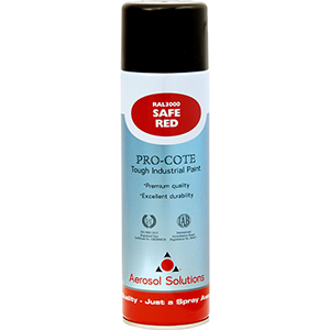 Industrial Spray Paint Safe Red