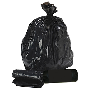 BLACK REFUSE SACK 18"X29"X39" EX/STRONG