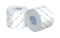 525 - WHITE ECOSOFT TOILET ROLLS 36/CASE