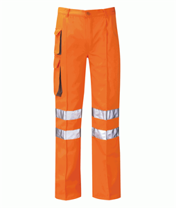 Zeus Orange Hi-vis trouser