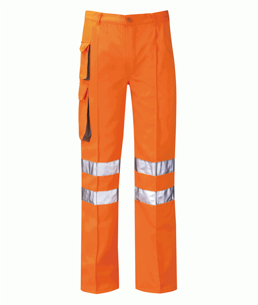 Zeus Orange Hi-vis trouser